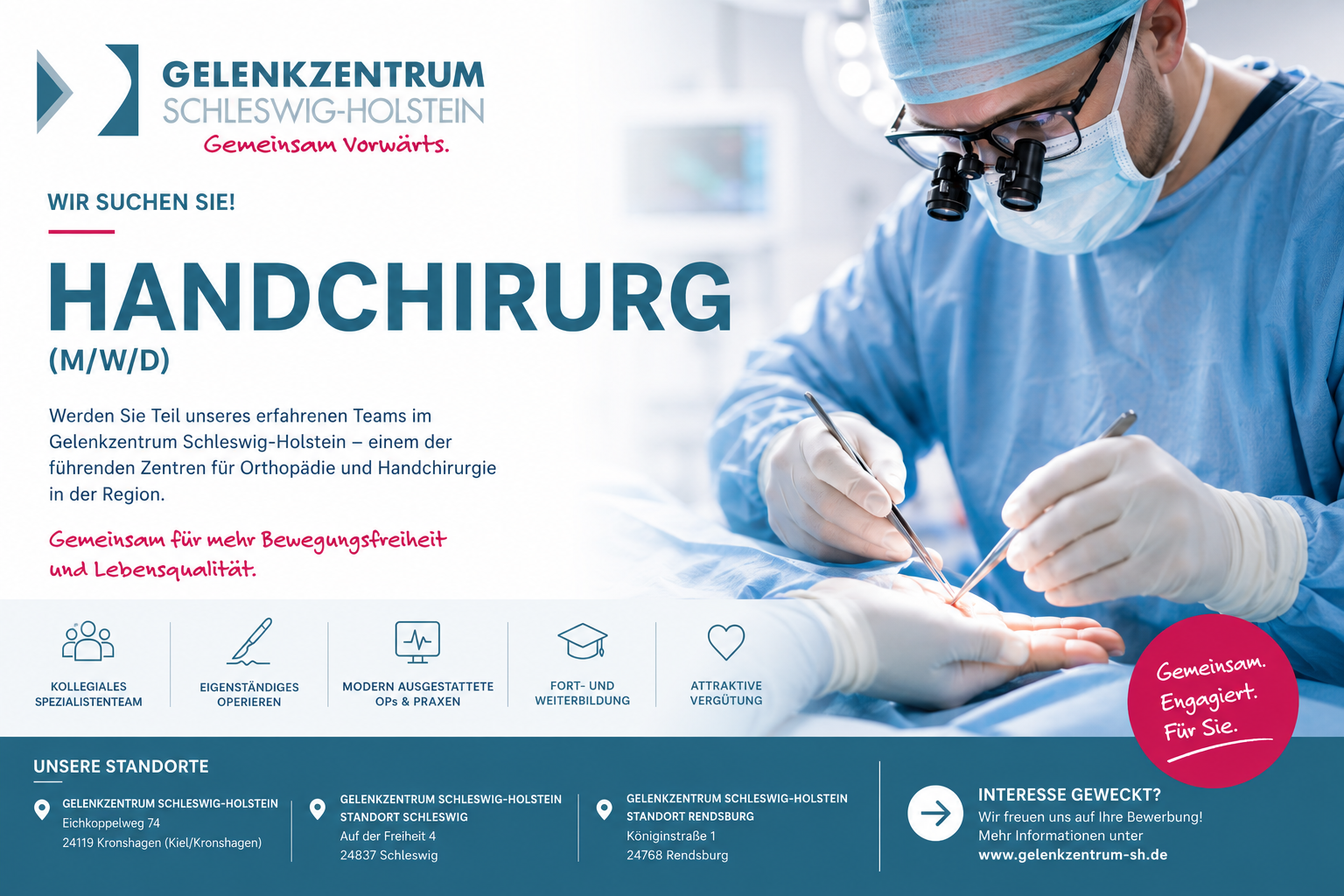 Handchirurg gesucht